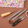 Handmade Small Jewelry Tool Set Nose Pliers Glue Storage Box Rings