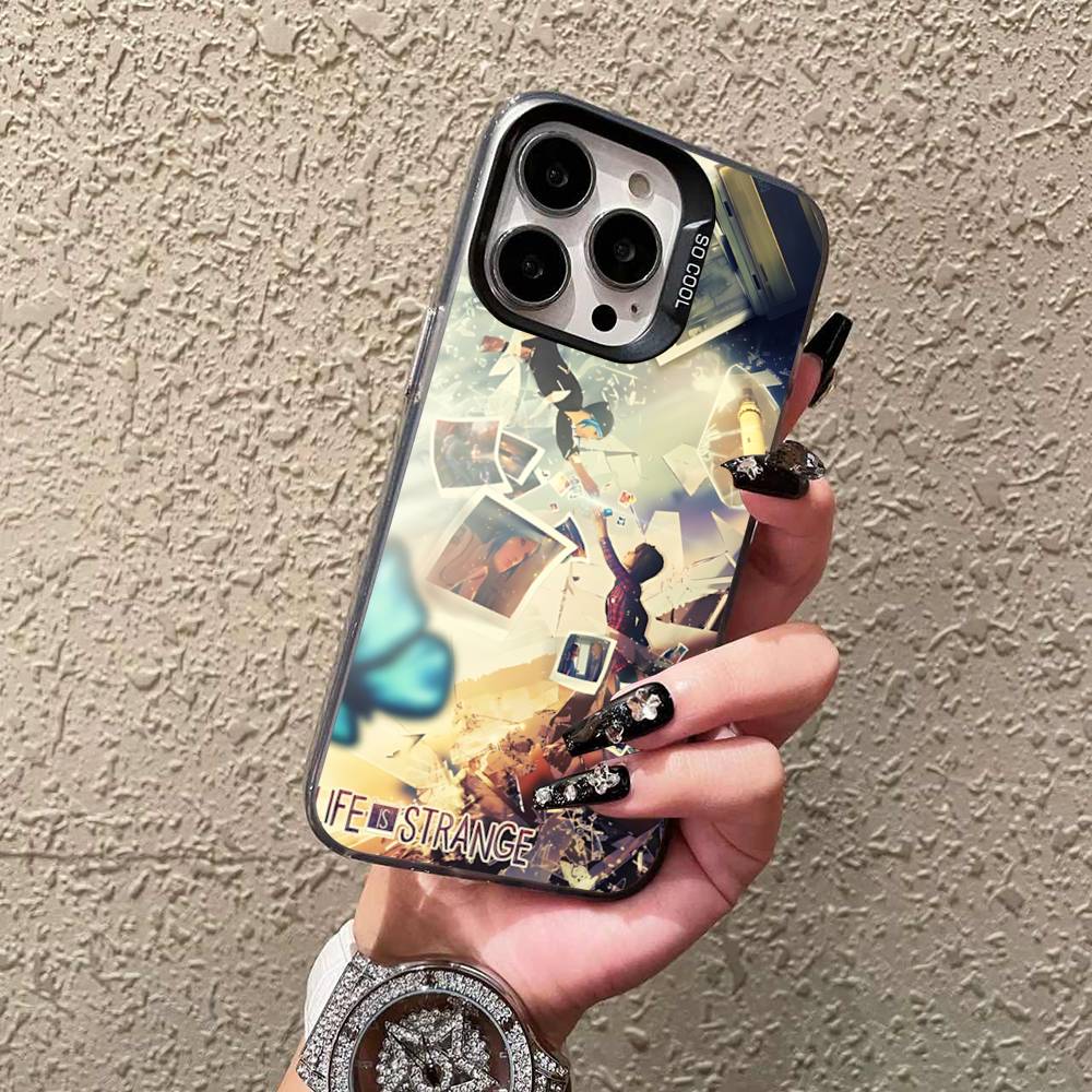 Game Anime Life Is S-Strange Cute Phone Case For IPhone 17 16 15 14 13 12 11 Pro Max Plus Color Silver Cover