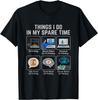 Cosas que hago en mi tiempo libre Impresión 3D Divertida Regalo para Impresora 3D Camiseta Unisex