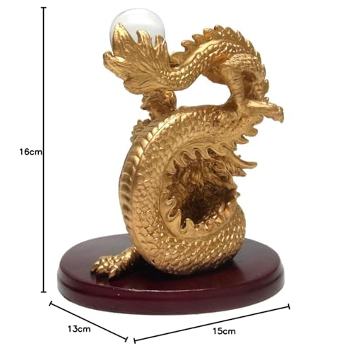 Ryusho Feng Shui Dragon Beaded Dragon Feng Shui Good Luck Figurine