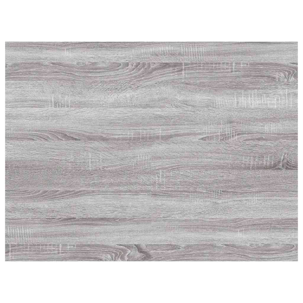 Wall Shelves 4 Pcs Grey Sonoma 40 X 30 X 1.5 Cm Particleboard