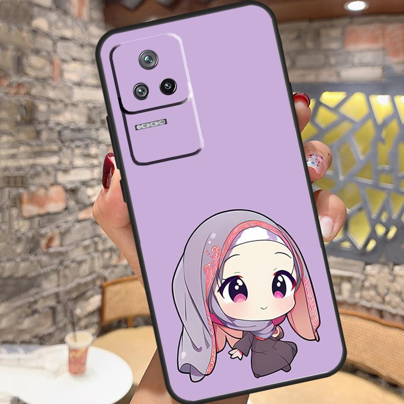 Muslim Arabic Hijab Girl Case For Xiaomi 14T Pro 13T 11T 12T 13 14 15 Ultra POCO X6 X7 Pro X3 X5 M6 F5 F6 Pro Cover