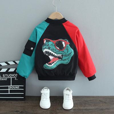 Kinder Oberbekleidung Baby Kleidung Kinder Windjacke Mäntel Frühling und Herbst Cartoon Dinosaurier Jacken Jungen Mode Jacke