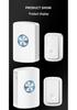 Wireless Doorbell with Long-Range Remote, No Plug-in Needed, One-to-Three Charging, Electric Ringer & Senior Call Button.