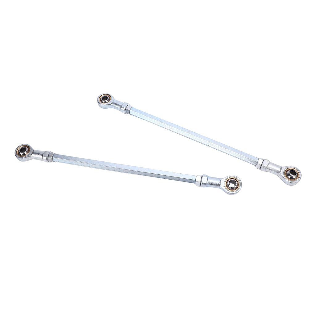 1 Pair 275mm 8mm Steering Shaft Tie Rod Steel Alloy High Hardness for Go Kart Drift Trike ATV Quad Mini Bike