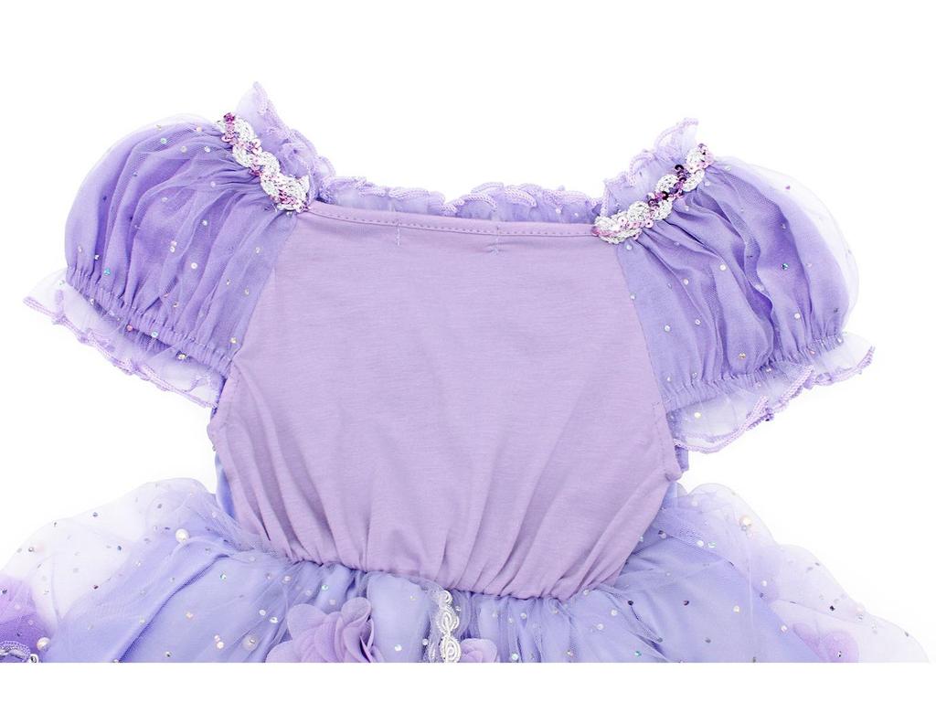 Sophia Flower Puffy Skirt Girls' Dress 2025 with Accessories