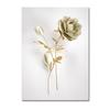 Modern Visual Wall Art Canvas Painting Nordic Golden Flower Posters And Prints Pictures Home Decor