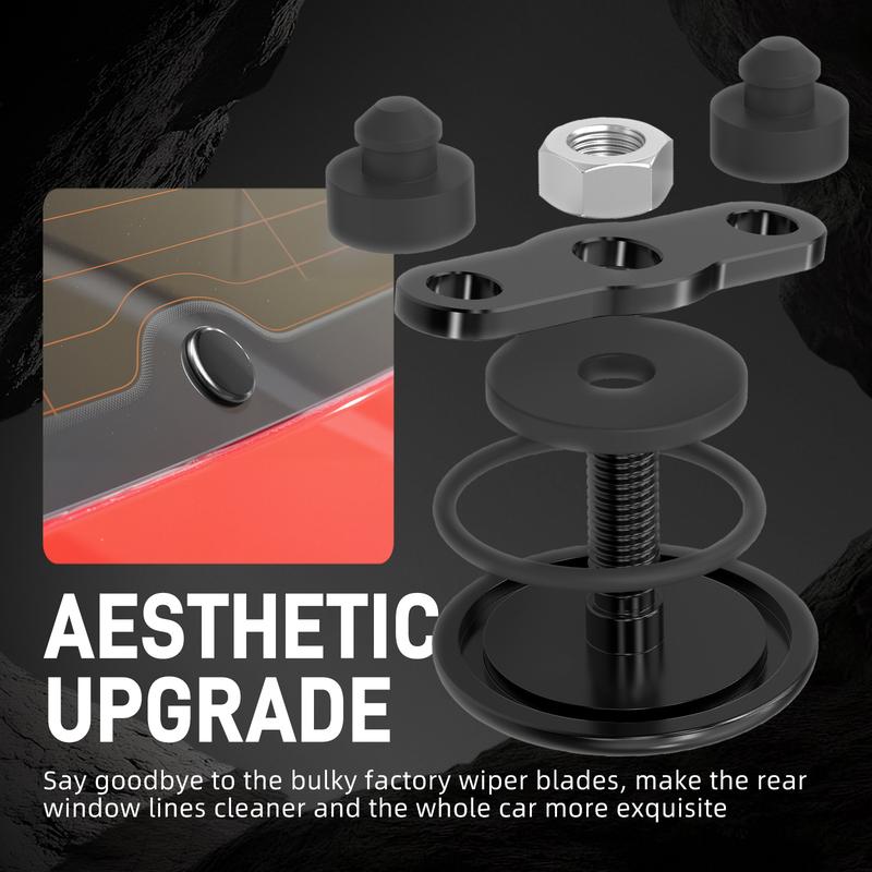 Rear Wiper Plate Plug Cap for Ford Focus ST/Bronco, for Subaru Outback XT/Forester XT/Impreza WRX/Impreza STI, for Mazda Speed3