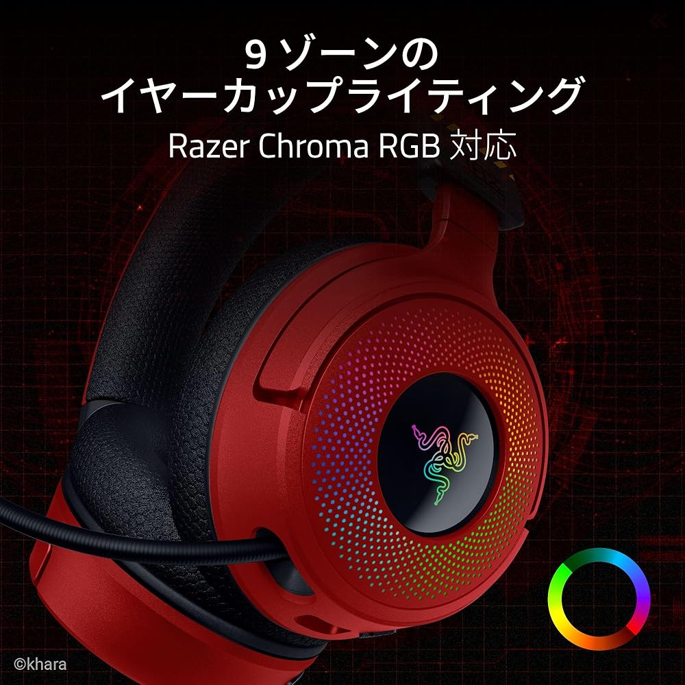 Razer Kraken V4 Evangelion Edition Gaming Headset 40mm Drivers HyperClear Microphone Wireless Bluetooth USB Connection