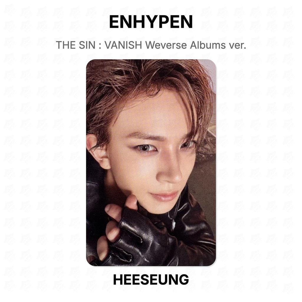 ENHYPEN THE SIN : VANISH Weverse Albums Ver. Official Photocard