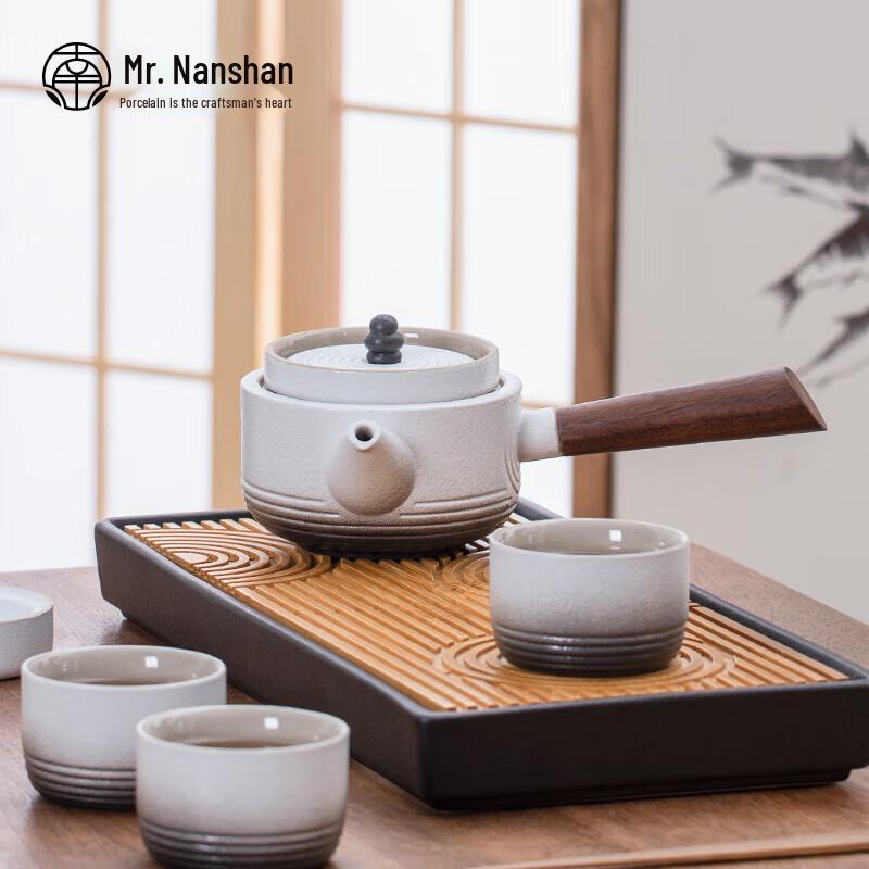 Mr. Nanshan Chinese Gongfu Ceramic Side Handle Teapot