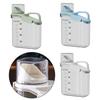 Containers Dispenser 1pcs 2000ml And Bulk Carry Handle Containers Dog Feeding Bin Double Sealed Moisture-Proof