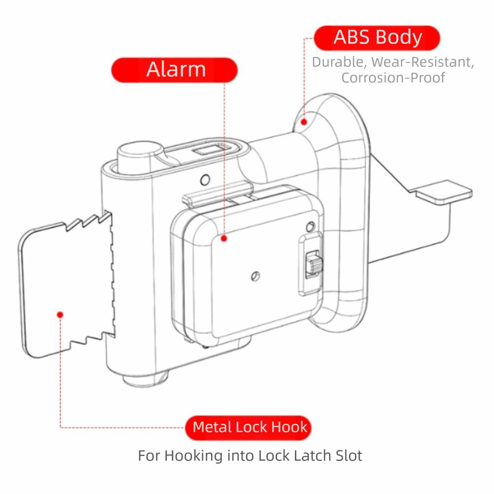 Security Design Door Stopper Portable Gadget Door-Blocking Device Door Barrier Home Use