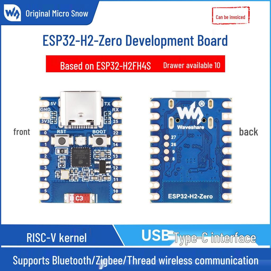 ESP32-H2 Mini Dev Board: BLE/Zigbee/Thread Wireless Support