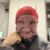 Bedstemor Med Rød Hat Halloween Maske Til Cosplay Rolleleg Maskerade Kostumer Udklædning Kendis Realistiske Ansigtsmasker Hovedbeklædning