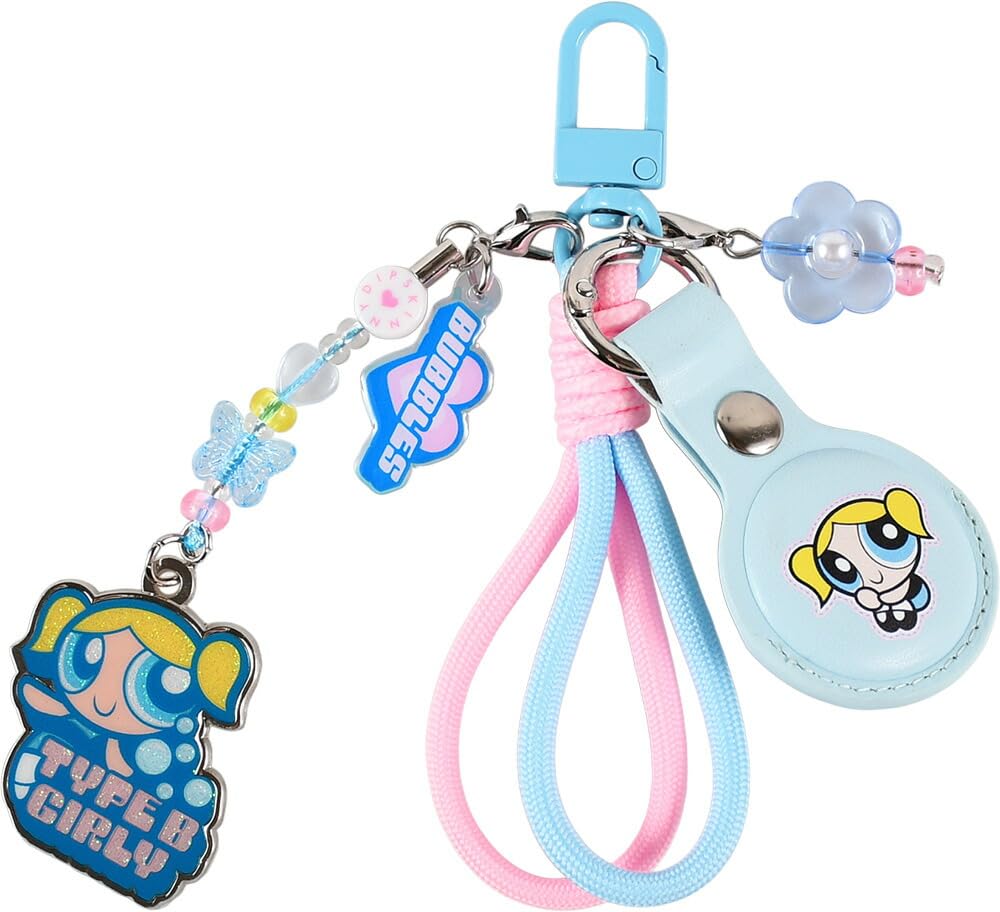 Skinnydip Bag Charm AirTag Pouch Powerpuff Girls Y2K Bubbles