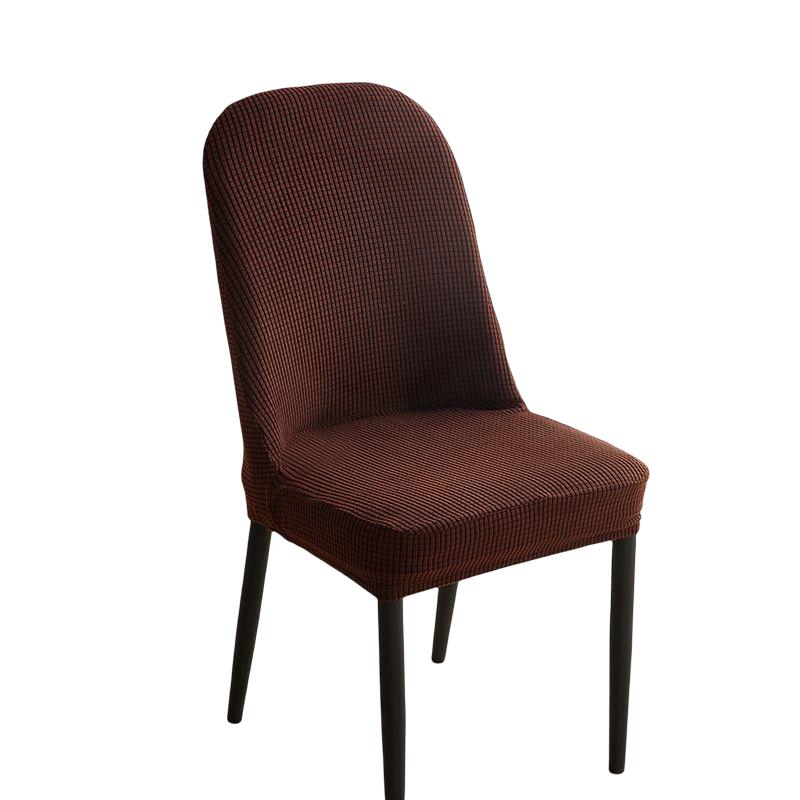 1 шт. толстые плюшевые жаккардовые чехлы на стулья для столовой, украшения банкета, чехлы на стулья для домашних животных, легко стирать 1 PC