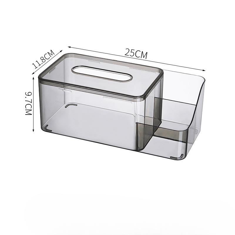 Bordsdukbox Genomskinlig Hem Vardagsrumsservettlåda Ansiktspapper Restaurang Servettförvaringslåda