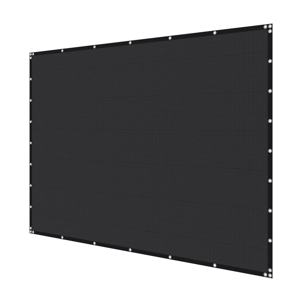 90% Sun Shade Cloth Privacy Screen 8 X 12 Ft for Patio Garden (Black)