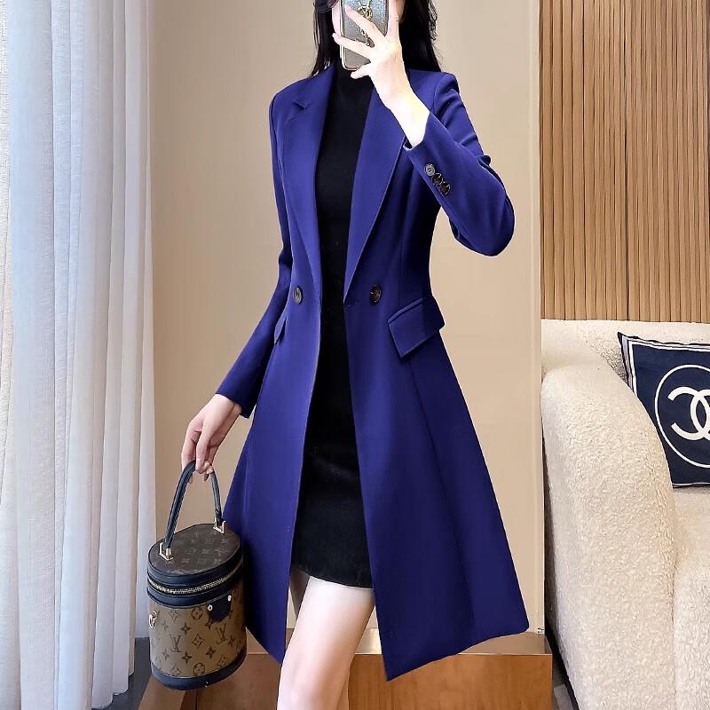 

Toluoman Women s 2024 Long Formal Trench Coat 3XL