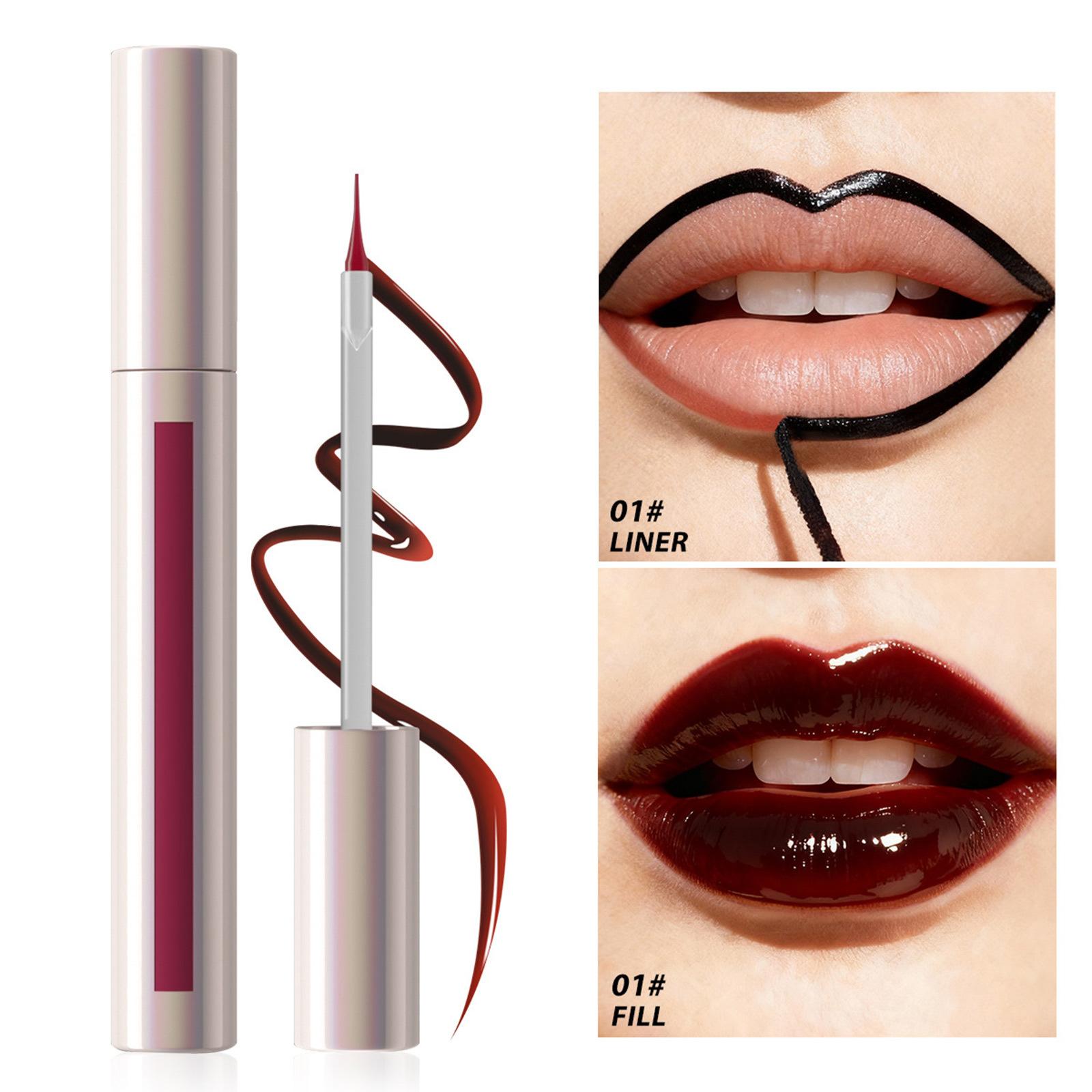 

Long-wear Peel-off Lip Liner, Matte Finish, Pointed Tip for Precision, Smudge-resistant One Size