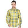 Men Slim Fit Checkered Full Sleeves Spread Collar Premium Cotton Casual Shirt