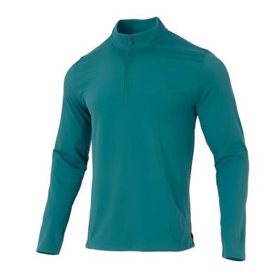 Stand Collar Half-Zip Loose Breathable Long Sleeve T-Shirt Men Tops 1387905-338