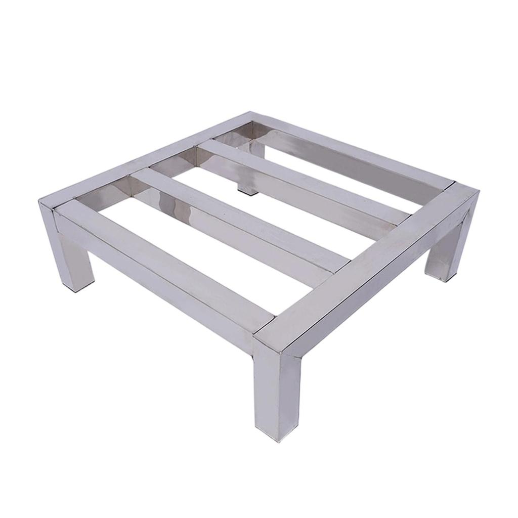 Durable Metal Rack Shelf Storage Stand Stainless Steel Floor Rack for Office Basement Supermarket Shop