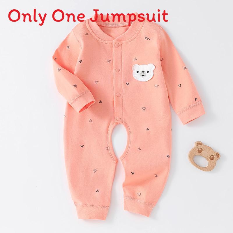 Baby Cotton Onepiece Romper With Bonefree Design For Newborns And Infants