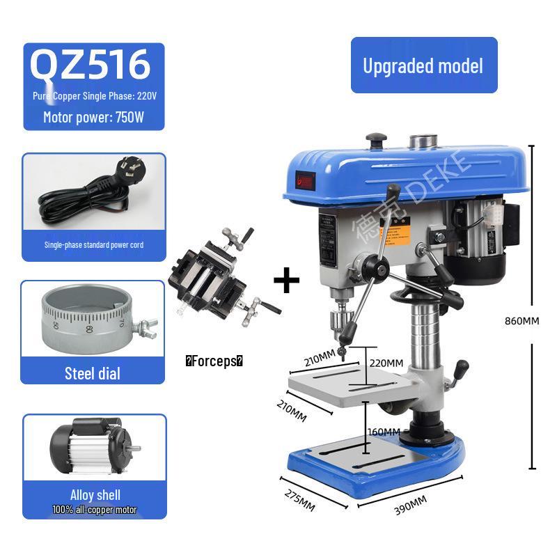 Deke Z516BC 16mm High Power 750W Bench Drill Press & Mill Machine