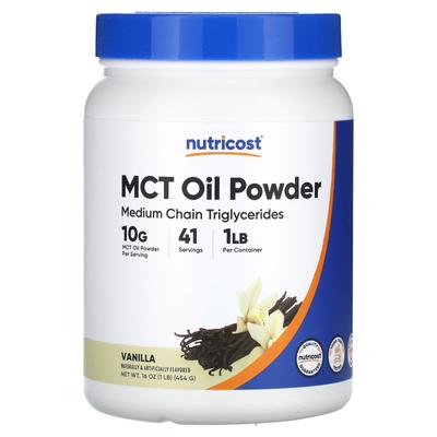 Polvere di Olio MCT, Vaniglia, 16 oz (454 g)