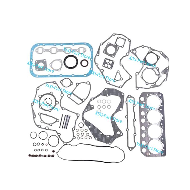 S4L Full Gasket Kit Set & Piston Ring 78*2.5HK+2+4mm For Mitsubishi Engine Cylinder Head Gasket Overhaul Rebuild Kit