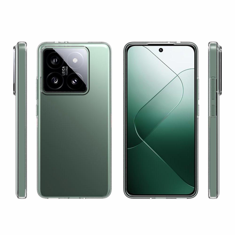 10Pcs/Pack For Xiaomi 14T Pro Clear Case Watermark-Free TPU Protective Cover