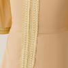 Abaya Arabic Robe Girls Dress Golden Lace Simple Fashion Children's Dress