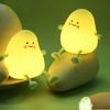 Cute Bear Night Light Silicone Sensor Light Rabbit Night Light Sleep Portable Home Night Light  Children's Gift