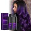 Gentle Easy-to-Color Two Boxes of 100ml Purple Hair Shampoo - Long-lasting DIY Hair Shampoo