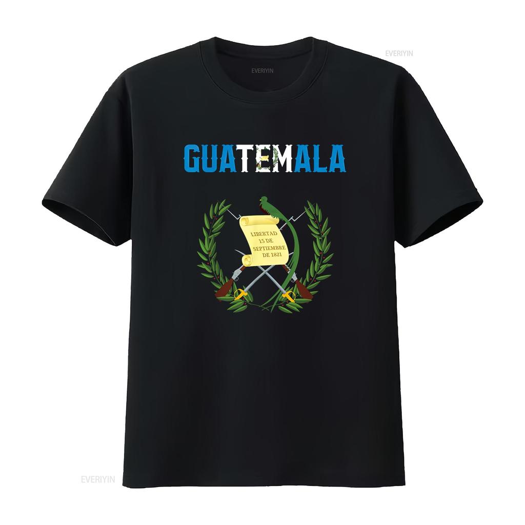 Guatemala Guatemalan Flag of T Shirt Vintage Washed Stylish Stretched Casual Slightly Top For Everyday Wear Streetwear Graphic