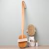 Long Curved Handle Horsehair Bath Brush