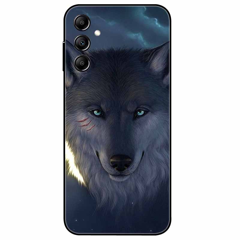 Silicone Phone Case For Samsung Galaxy A54 5G A34 A14 A24 Cover TPU Protective Soft Cat Para Funda for SAMSUNG A54 A 54 Fashion