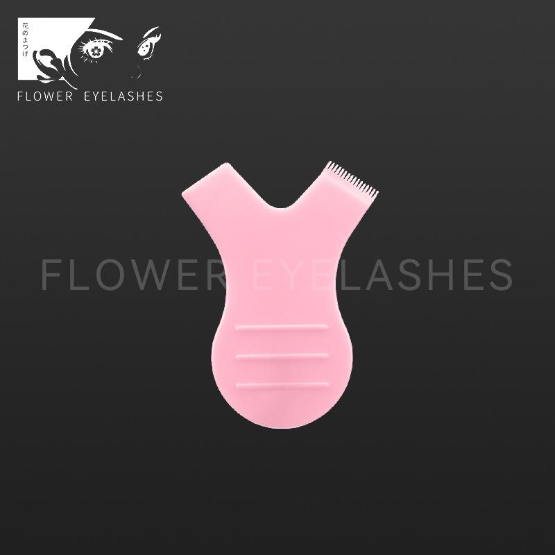 

Портативный трансграничный инструмент для завивки ресниц с подушечками с краем в виде подсолнуха и глиттером смешанных цветов для техники завивки розовый