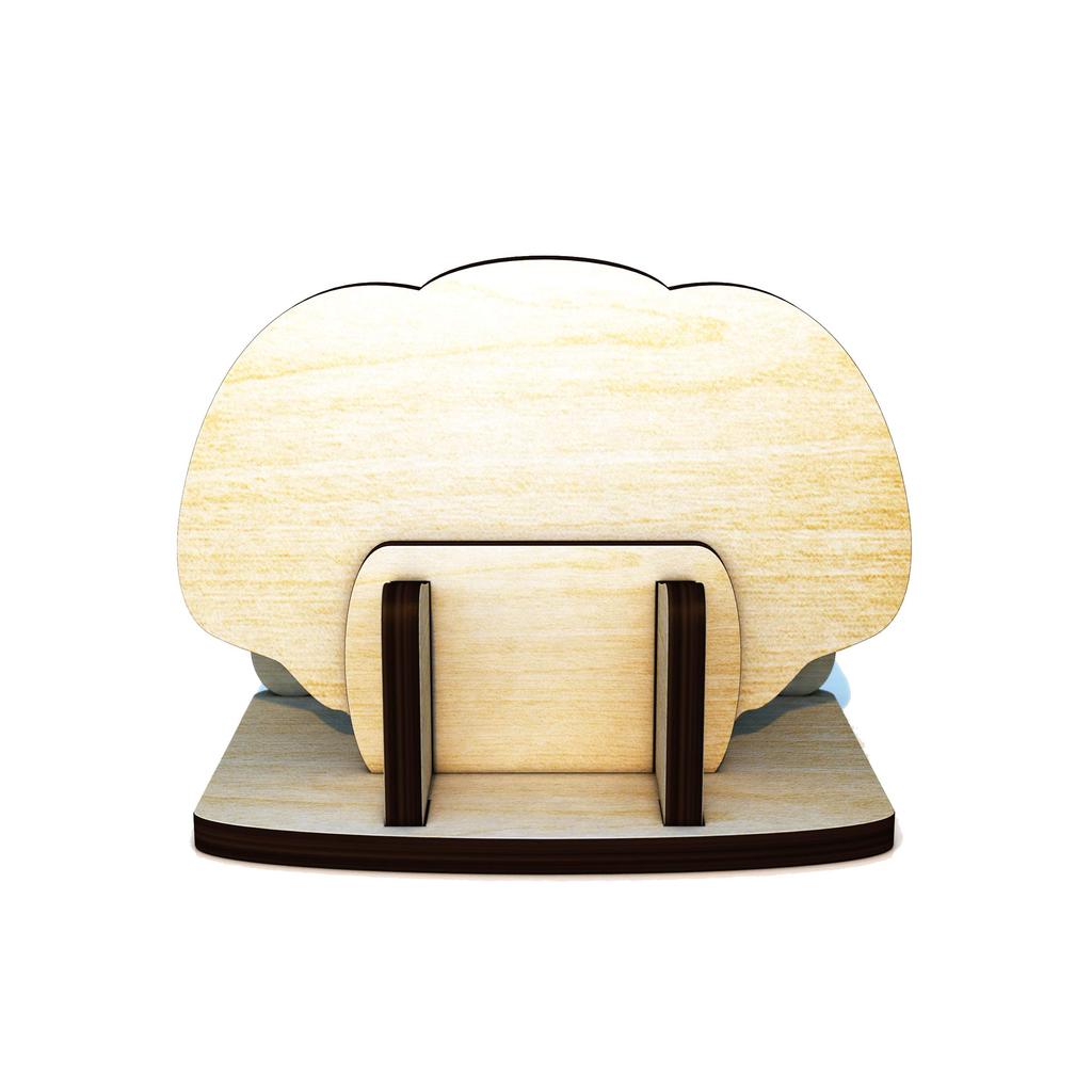 Elephant Handmade Wooden Glasses Stand [mr. sheep]
