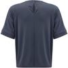 Mizuno Rhythm Series Solid Color Comfortable Draped Round Neck Short Sleeve T-Shirt Women Tops Gray 32MAB305-08