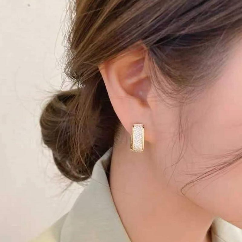 Lindon Women Copper Alloy Zircon Earrings Drop Earrings For Women Wedding Party Gifts