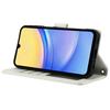 SY-003 For Samsung Galaxy A35 5G Case PU Leather Stand View Phone Wallet Cover with Hand Strap