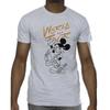 Disney Mens Mickey Mouse World Tour Line T-Shirt