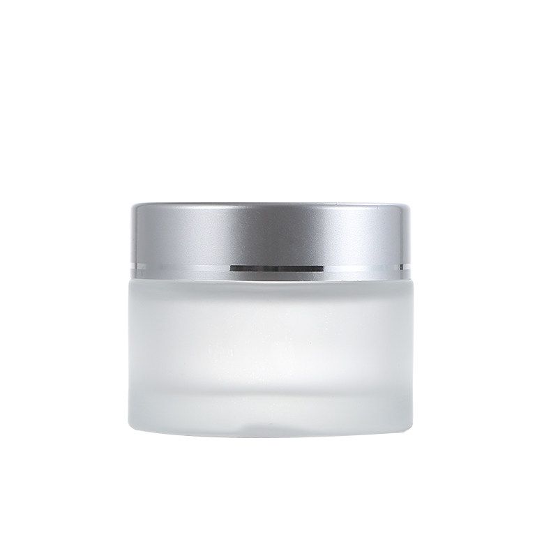 High-Grade Frosted Glass Facial Cream Travel Bottle 5 G100g Eye Cream Cream Sub-Bottles Cosmetic Portable Fire Extinguisher Bottles Sample
