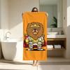 Y2K American Trendy Cartoon Towel Microfiber soft Beach Towel for Travel Fitness Sauna Bathing Camping