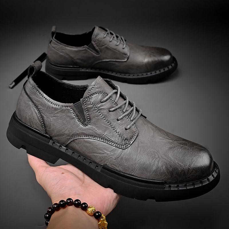 Ανδρικά Νέα Ανοιξιάτικα και Φθινοπωρινά Καθημερινά Παπούτσια από Γνήσιο Δέρμα