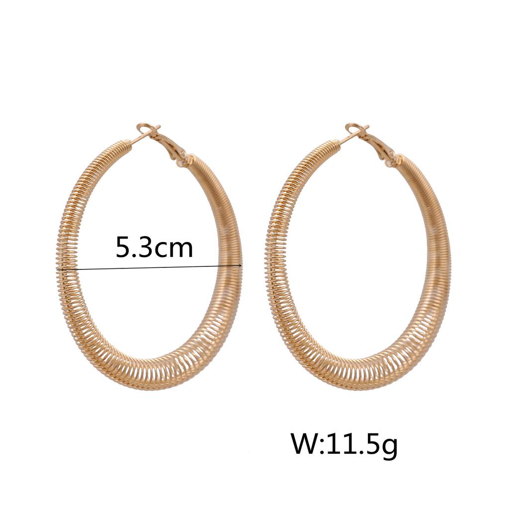 Fashion Statement Earrings Metal Round Geometric Earrings For Women Hanging Dangle Modern Jewelry Punk