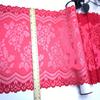 26cm wide Elastic Spandex Lace, Stretchy Sewing Lace Fabric for Lingerie, Bra, Underwear, Garment & Crafting